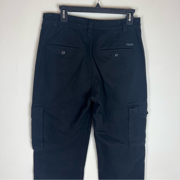Aritzia TNA Cargo Supply Pants Black Size 10 B9 - Picture 7 of 9